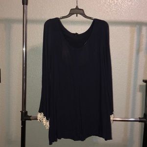 Blue Dress W/ Bell Sleeves!